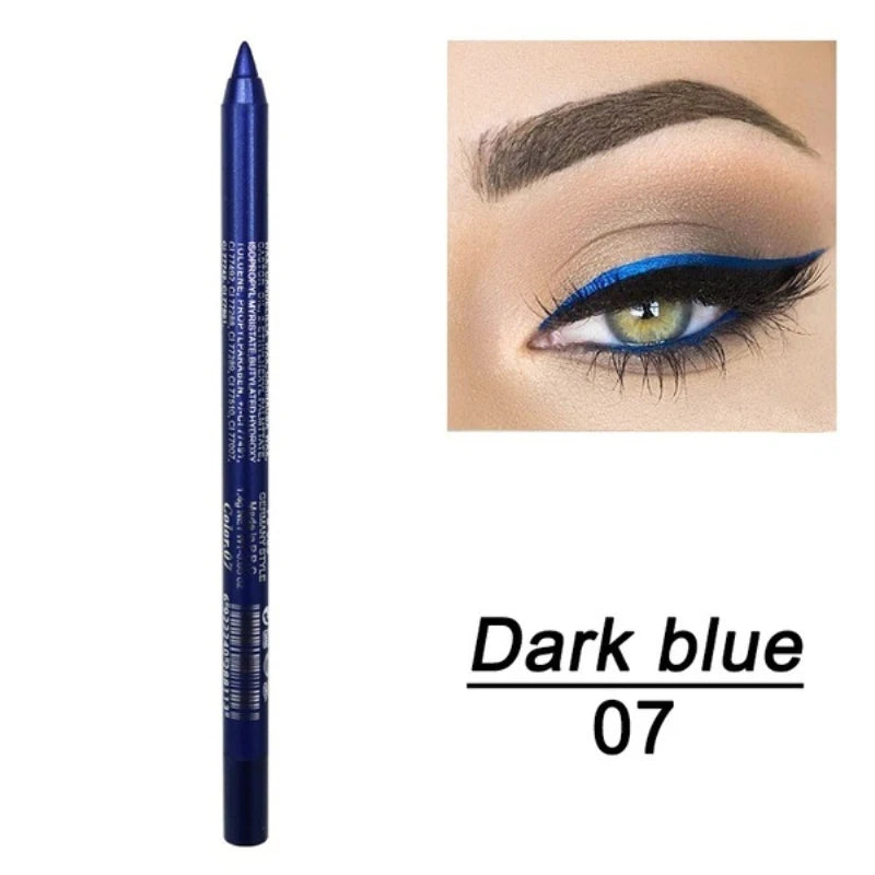 LuxuryGlow Silkworm Pearlescent Eyeshadow & Eyeliner Gel Pen – Waterproof, High Gloss