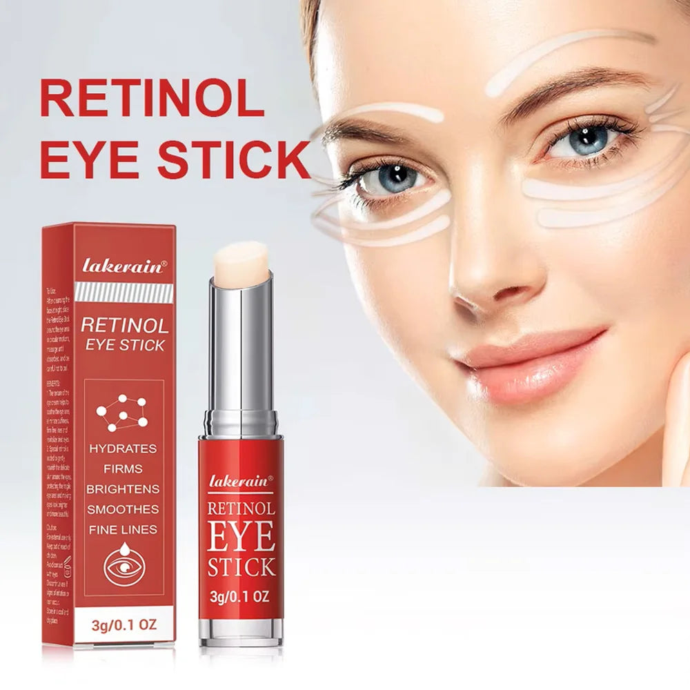 Crema de ojos con retinol en barra ibcccndc: suero iluminador y antiedad para ojeras (3 g)