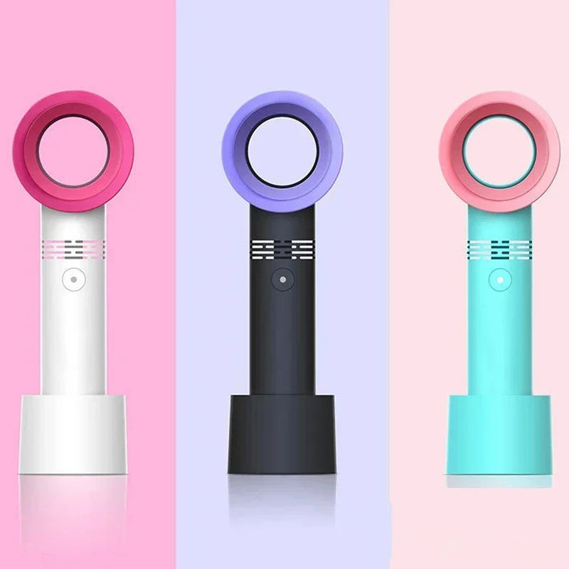منفاخ رموش محمول بدون شفرات من Luxuryglow قابل لإعادة الشحن بمنفذ USB لتجفيف الرموش بسرعة