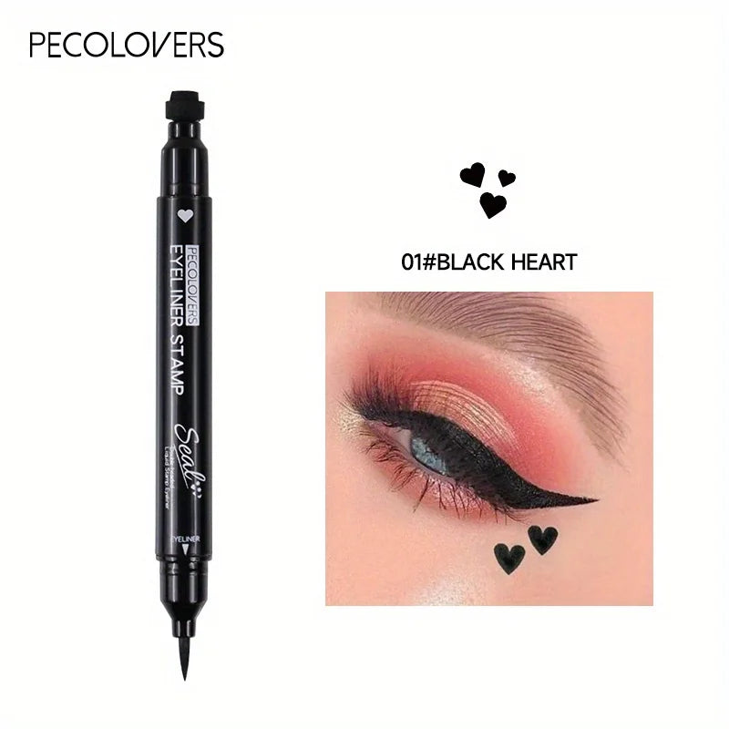 LuxuryGlow 7-in-1 Eyeliner Stamp Pen – Double-Ended, Waterproof, Fast-Drying