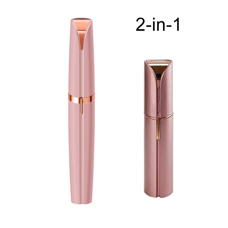 LuxuryGlow Women’s Electric Epilator & Eyebrow Trimmer | Portable Face & Body Shaver