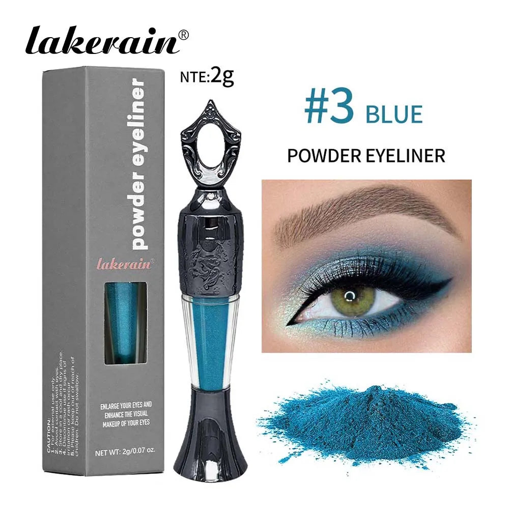LAKERAIN 4-Color Powder Eyeliner Stick – Waterproof, Smudge-Free & Long-Lasting