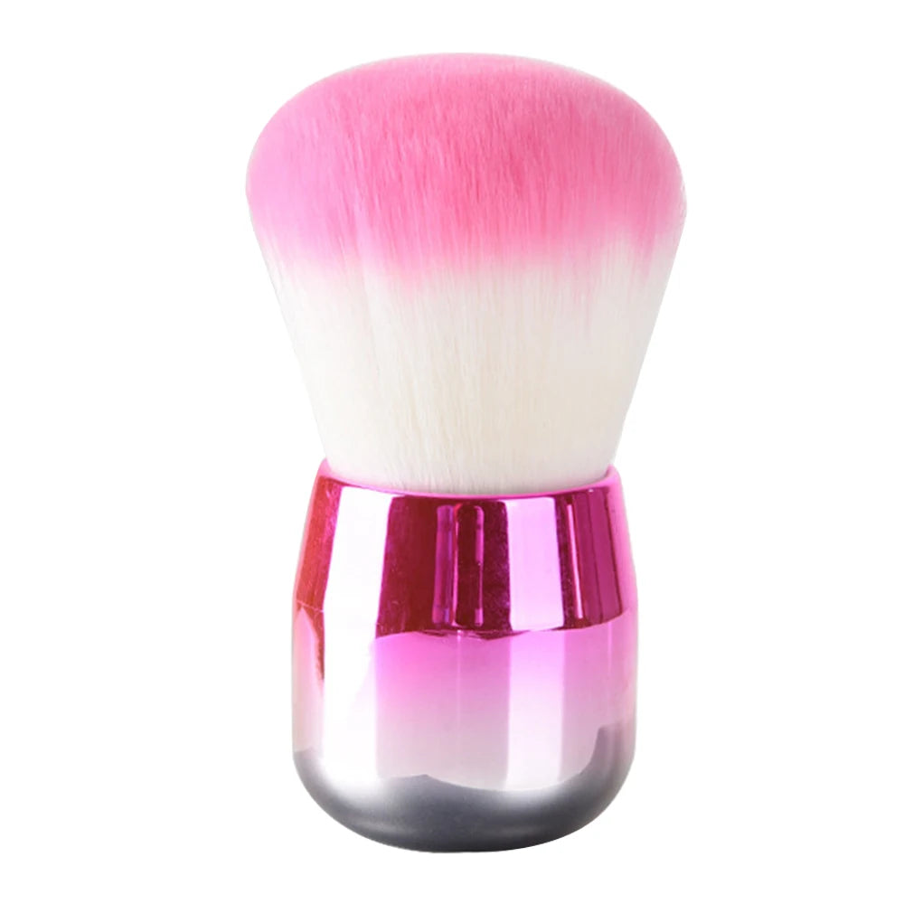 LuxuryGlow Mushroom Head Makeup Powder Brush | Soft Wool Fiber for Smooth Application