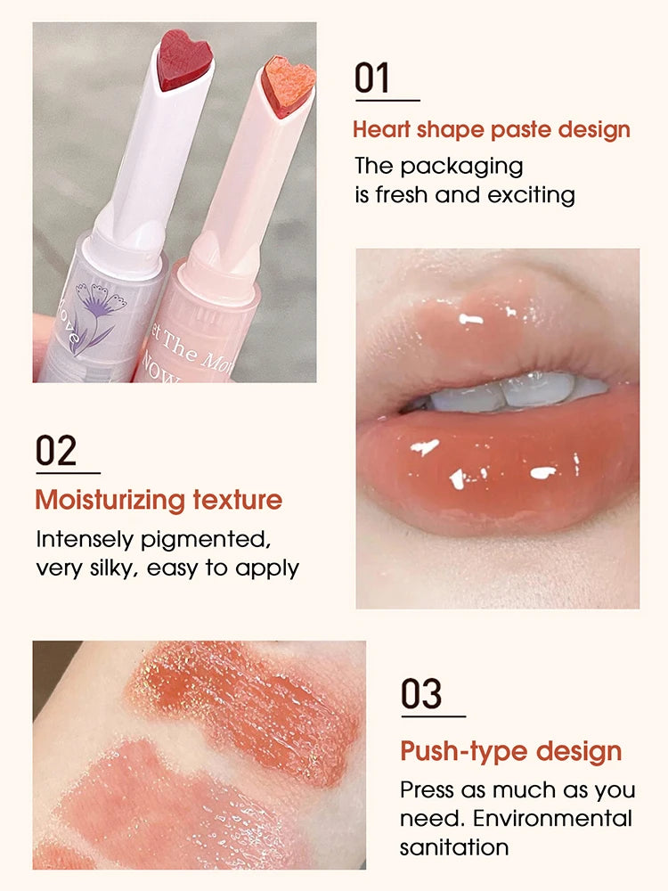 Lápiz labial Gege Bear Honey: labial hidratante en gelatina con acabado brillante.