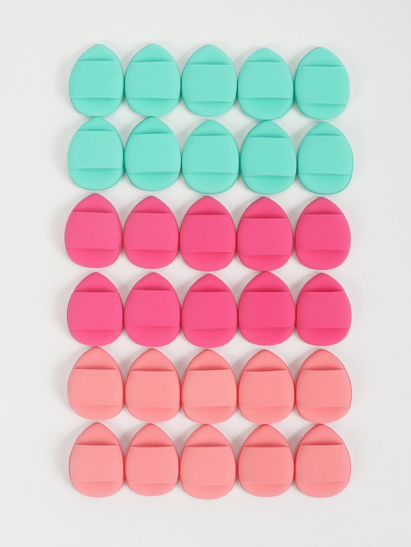 Esponjas de aire LuxuryGlow para dedos: herramienta de maquillaje suave, reutilizable e impecable