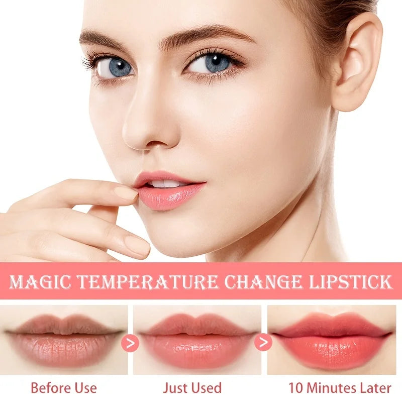 Set de labiales LuxuryGlow Flower Jelly: cambia de color, hidratante y de larga duración.