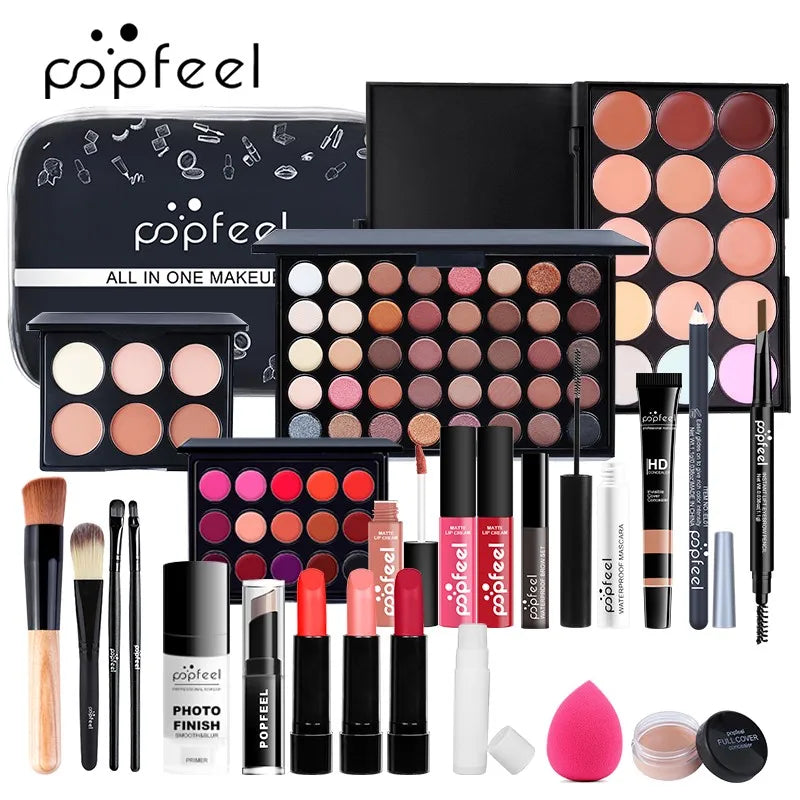 POPFEEL All-In-One Makeup Kit – Full Face Makeup Set for Women