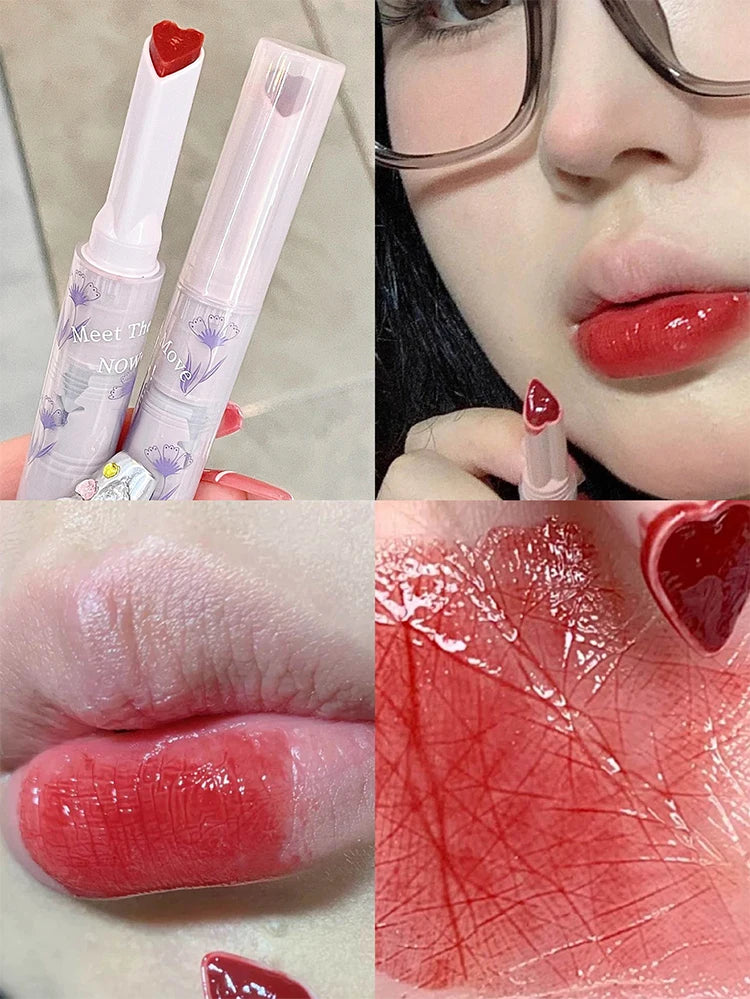 Lápiz labial Gege Bear Honey: labial hidratante en gelatina con acabado brillante.