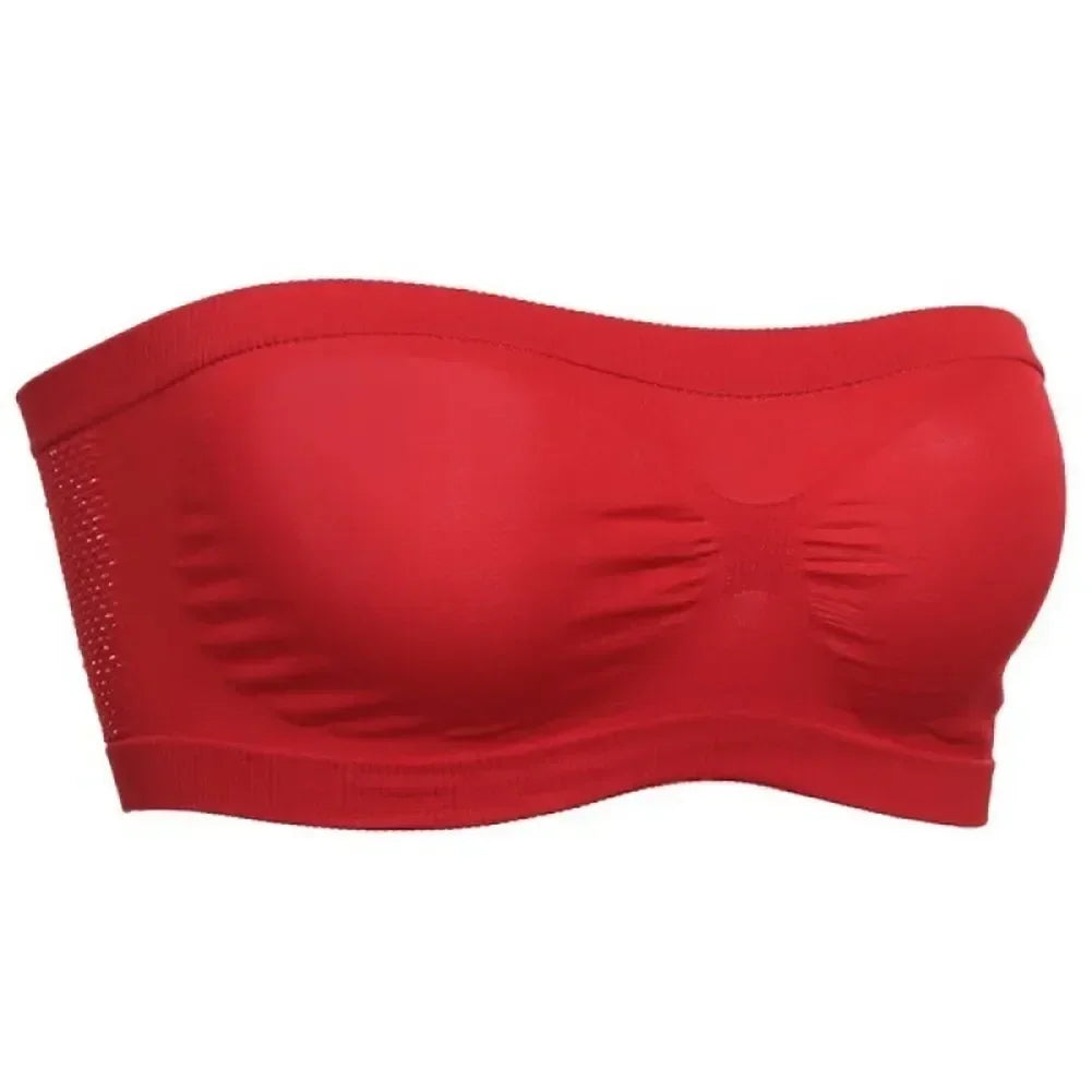 Sujetador de tubo de malla sin tirantes transpirable para mujer LuxuryGlow: un sexy sujetador bandeau de verano.