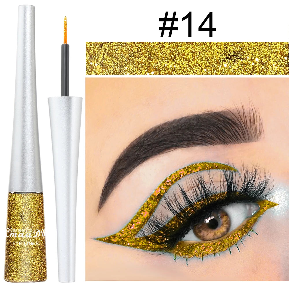 CMAADU ColorPop Liquid Eyeliner – Waterproof, Smudge-Proof & Long-Lasting