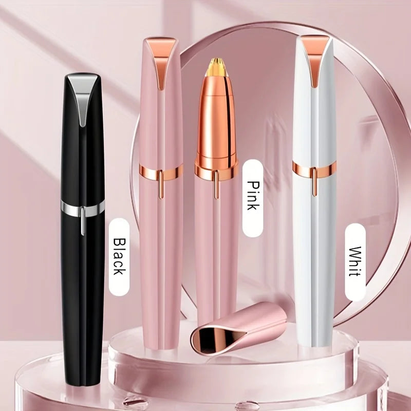 LuxuryGlow Women’s Electric Epilator & Eyebrow Trimmer | Portable Face & Body Shaver