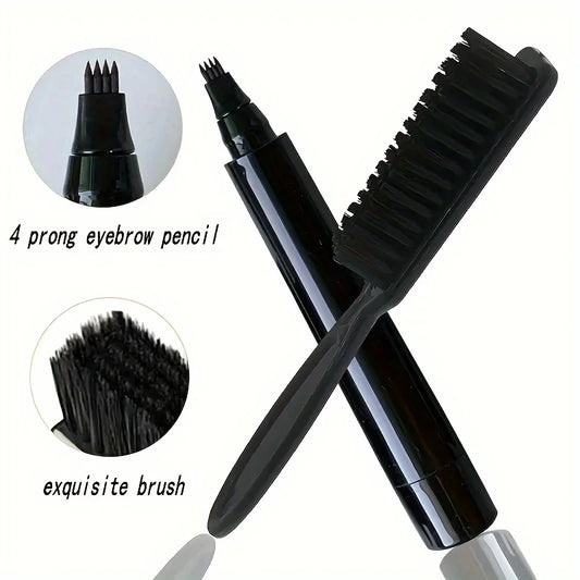 Kit de lápiz para rellenar barba Eelhoe: Lápiz potenciador y moldeador de barba resistente al agua para hombres