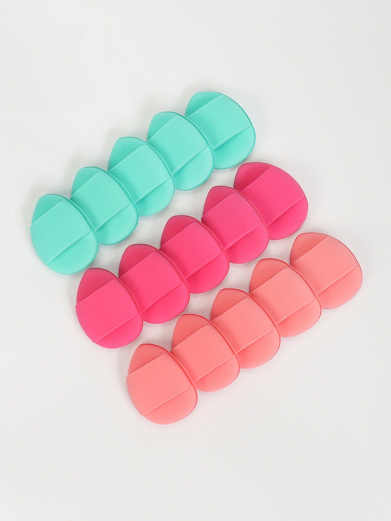 Esponjas de aire LuxuryGlow para dedos: herramienta de maquillaje suave, reutilizable e impecable
