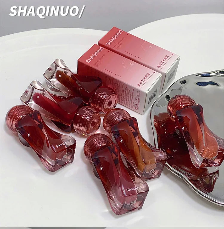 SHAQINUO Velvet Matte Mousse Lip Glaze – Long-Lasting Soft Mist Lipstick