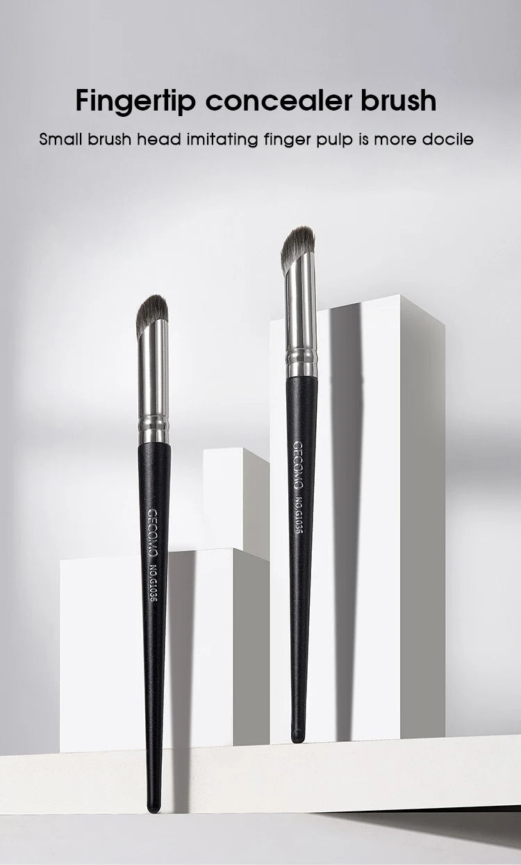 GECOMO Finger Concealer Brush – Soft Round Head for Spot & Pimple Coverage