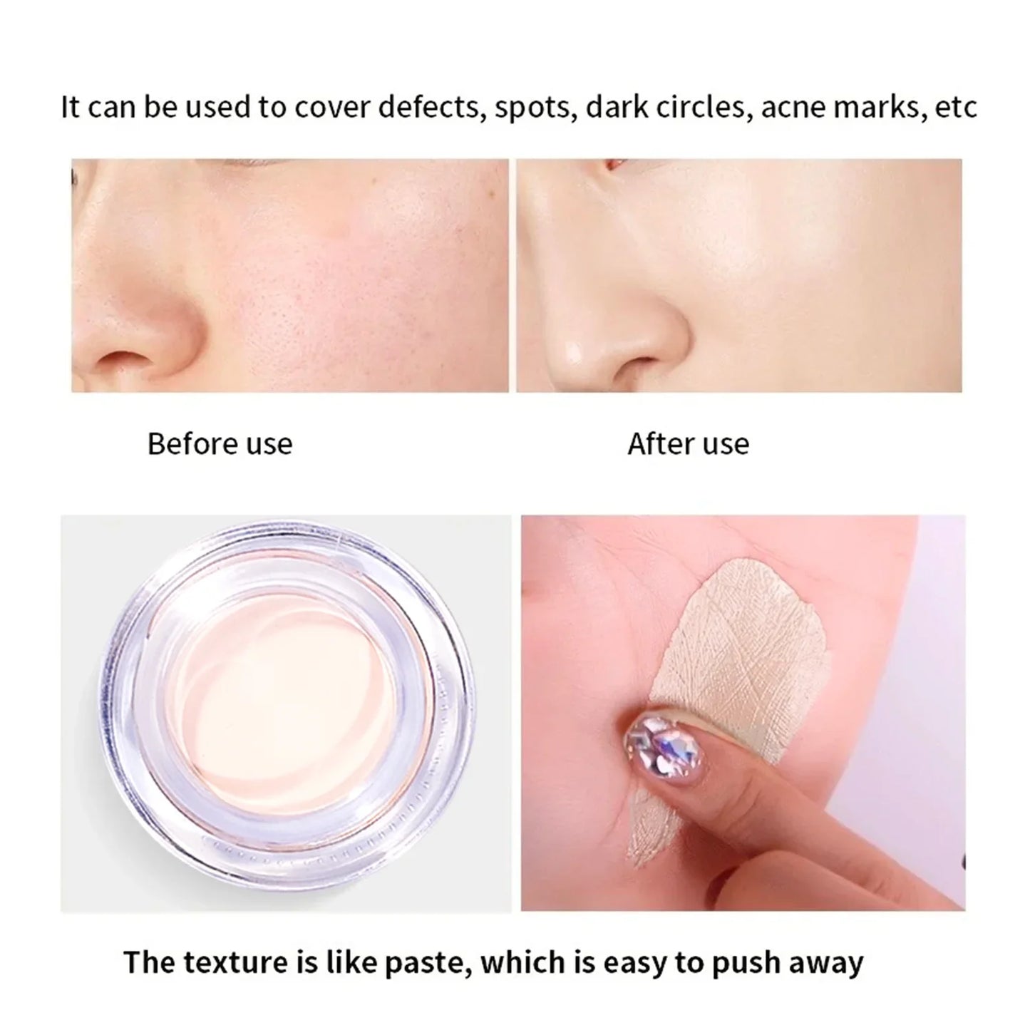 Crema correctora LuxuryGlow de cobertura total, resistente al agua, para tatuajes y manchas oscuras