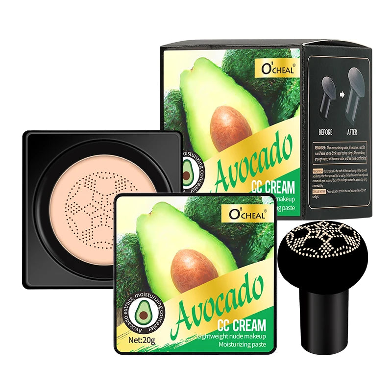 OCHEAL Mushroom Head BB Cream: base correctora resistente al agua, de larga duración y con acabado natural