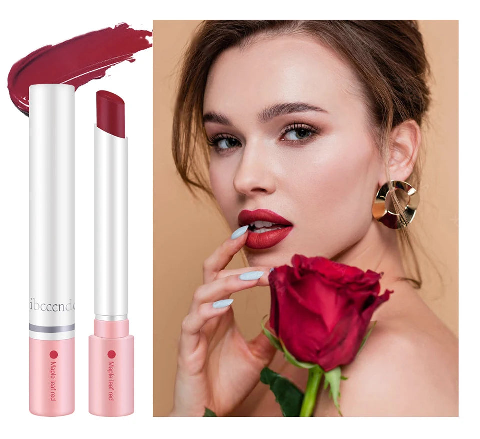 ibcccndc Cigarette Lip Gloss Set – 4 Colors Matte, Waterproof, Long-Lasting Lipstick for Women