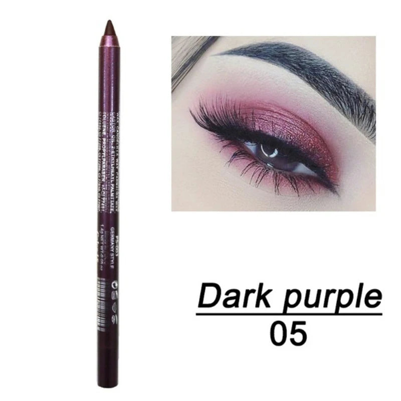 LuxuryGlow Silkworm Pearlescent Eyeshadow & Eyeliner Gel Pen – Waterproof, High Gloss