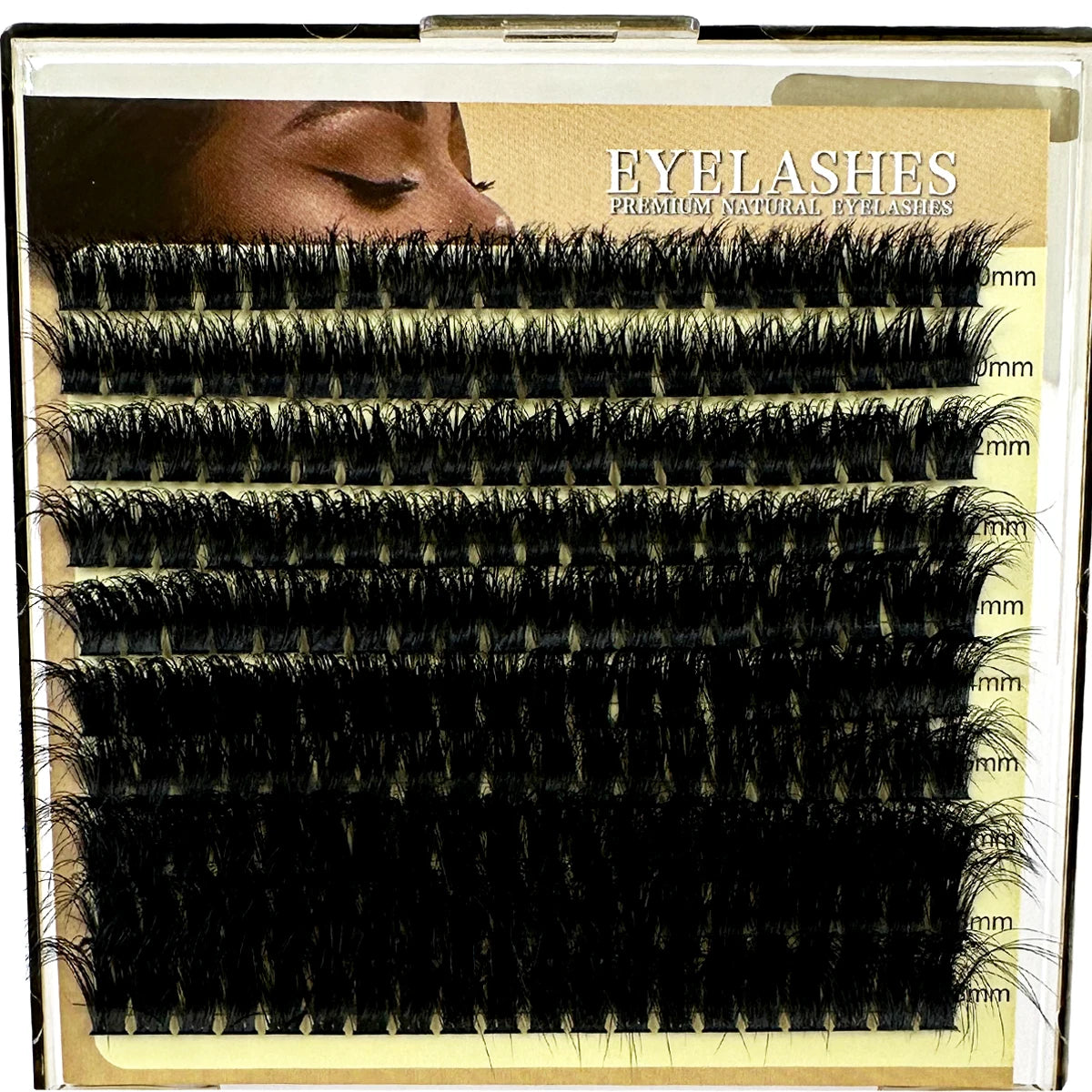 LYBCG Fluffy Thick DIY Lash Clusters – 30D-100D Eyelash Extensions (10–18mm)