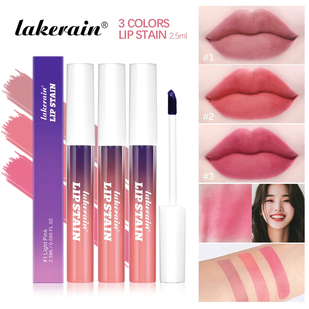 Brillo labial Peel & Stick de Lakerain: brillo duradero, resistente al agua, antiadherente y resistente a las transferencias.
