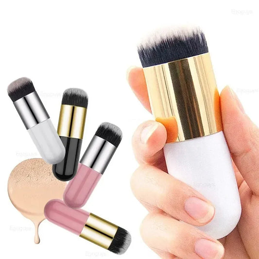 فرشاة كريم أساس LuxuryGlow Mushroom Head - أداة توزيع كريم BB بدون خطوط وبدون درزات