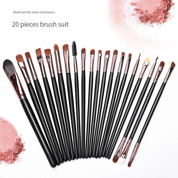 BeeChip 20 PCS Professional Makeup Brush Set – Soft Synthetic Brushes for Face & Eyes