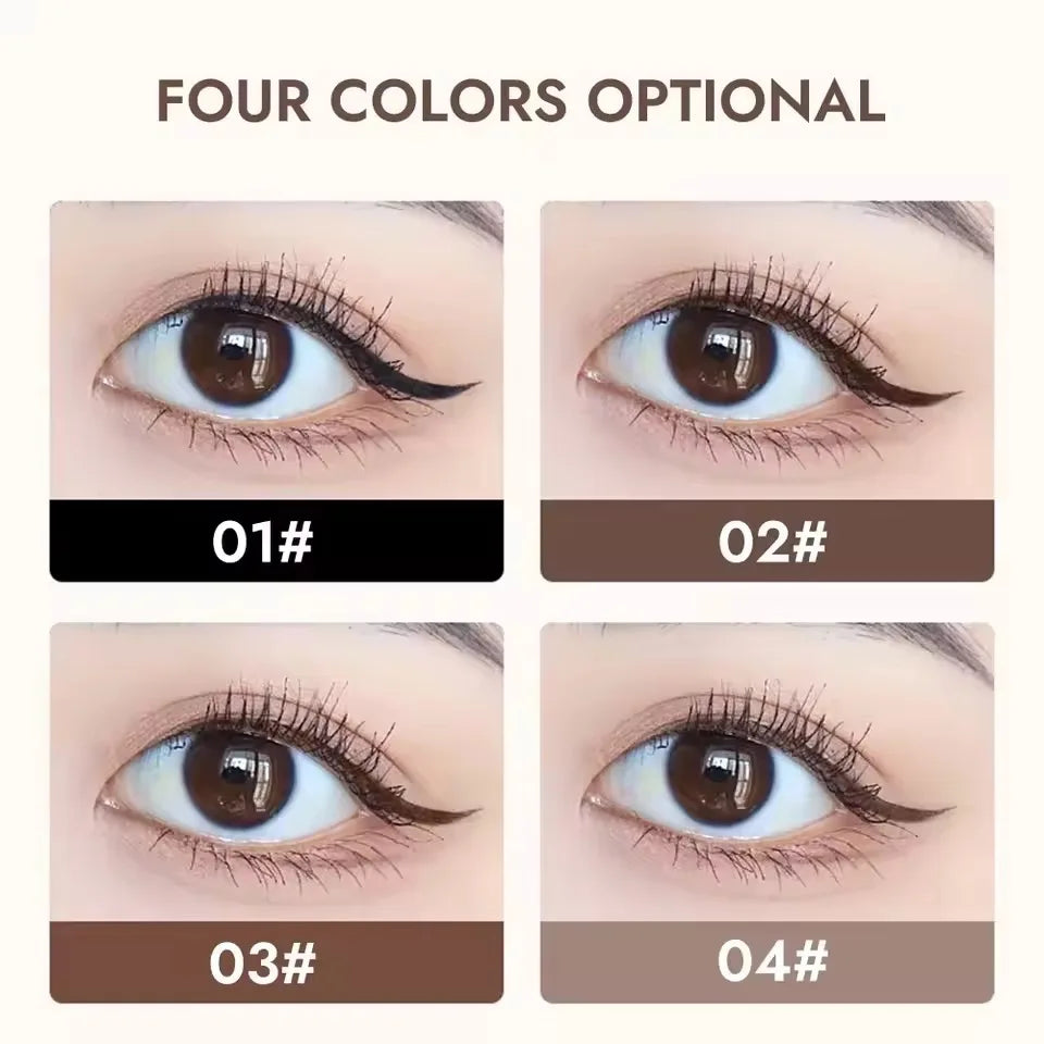 LuxuryGlow Waterproof Slim Brown Eyeliner Pen – Smudge-Proof, Sweat-Resistant, Easy for Beginners