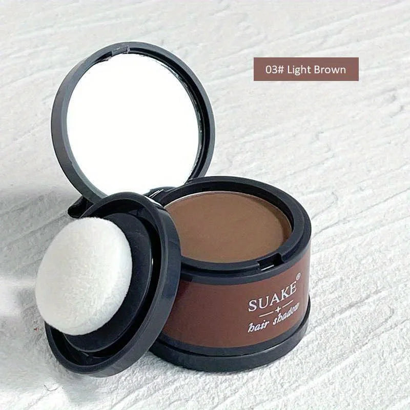 بودرة تحديد خط الشعر LuxuryGlow - أداة مكياج لإصلاح الشعر الطبيعي وملء ظلال الجبهة