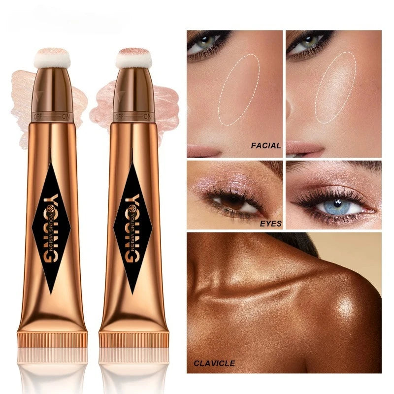 LIDORIA 4-in-1 Liquid Blush Stick – Blush, Contour, Highlight & Eyeshadow