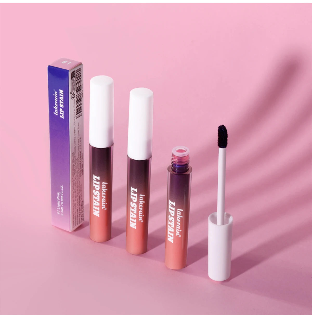 Brillo labial Peel & Stick de Lakerain: brillo duradero, resistente al agua, antiadherente y resistente a las transferencias.
