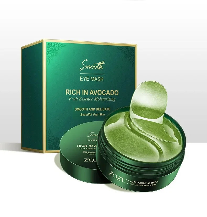 SAKSRAAR Avocado & Gold Eye Mask – Anti-Wrinkle, Dark Circle & Puffiness Treatment (60/120 PCS)