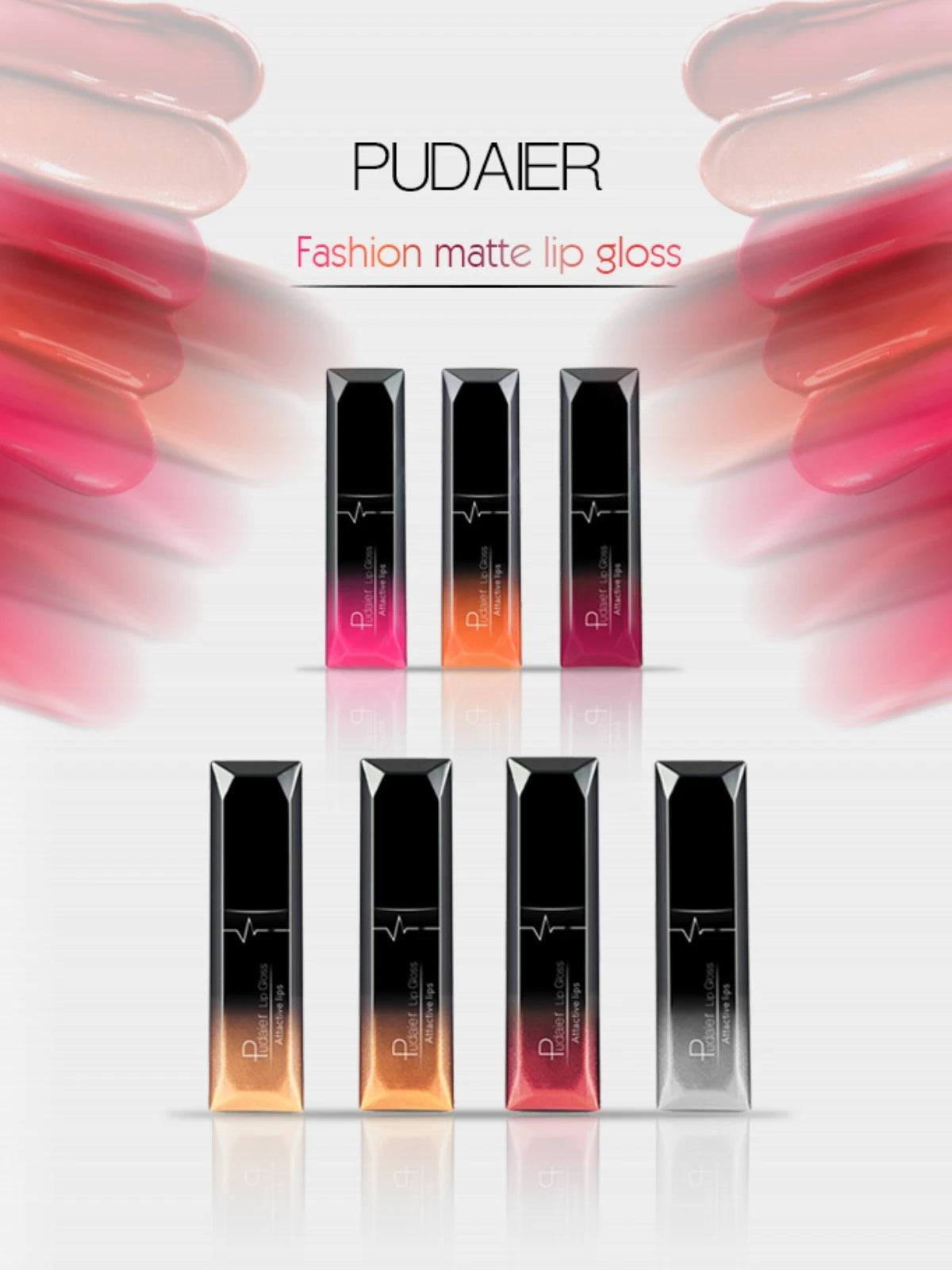 Lápiz labial líquido mate de larga duración LuxuryGlow de 17 colores: crema labial resistente a las manchas