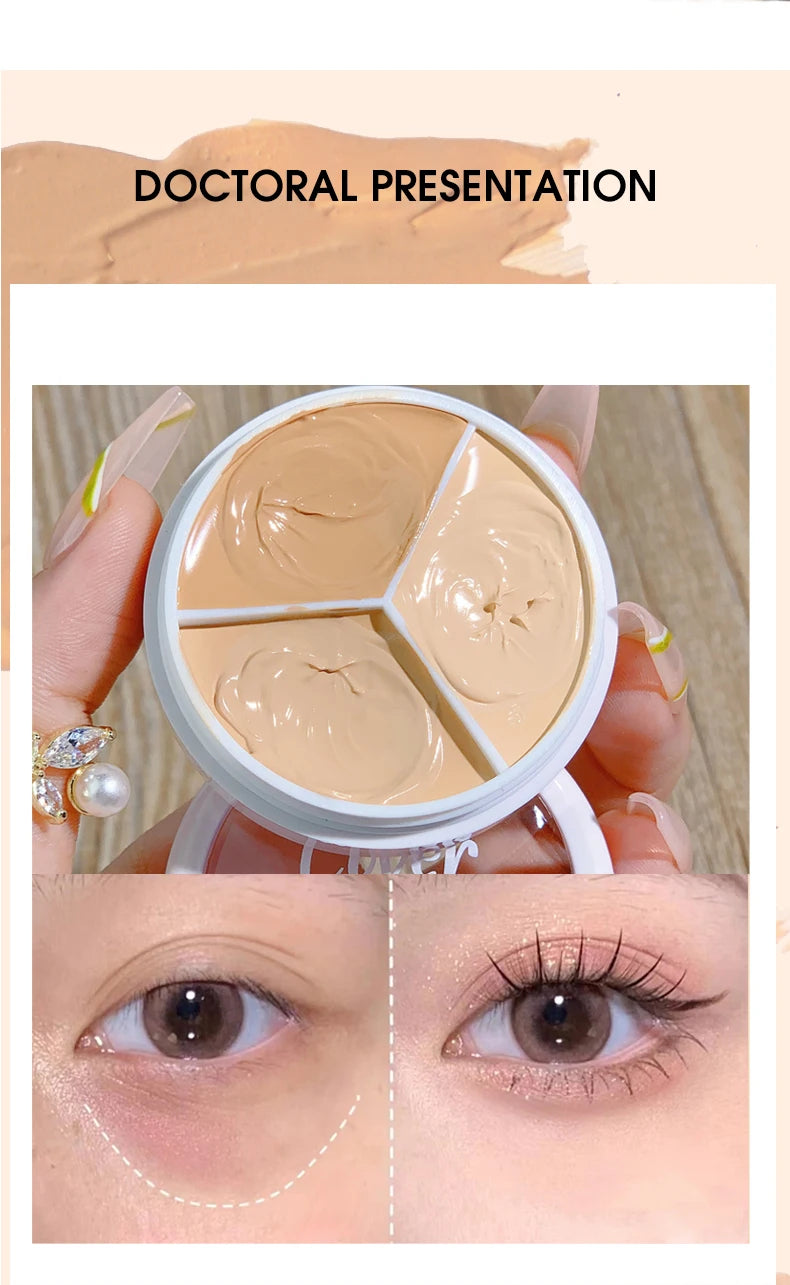 LuxuryGlow 3-in-1 Color Correcting Concealer Stick | Covers Acne, Dark Circles, Blemishes