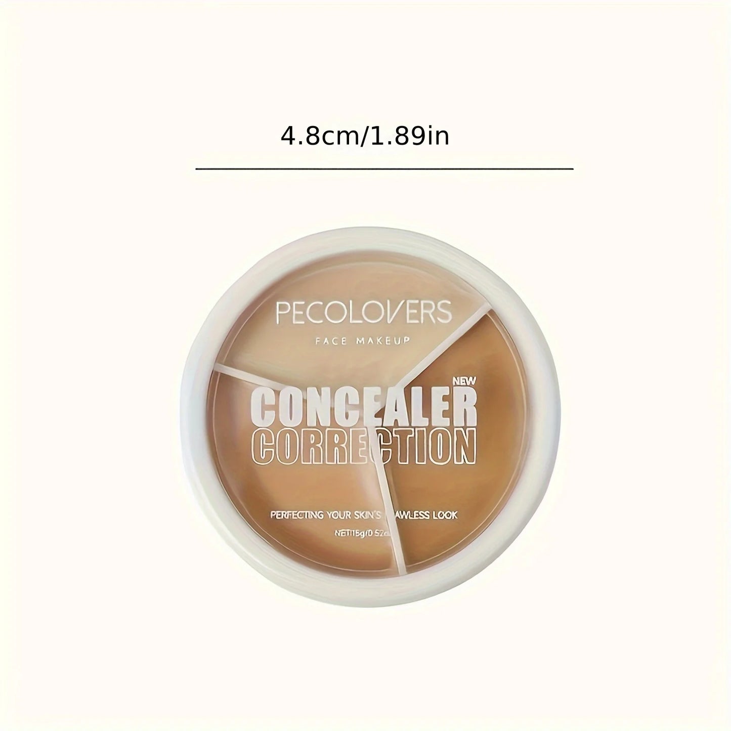 Paleta de correctores a prueba de agua LuxuryGlow: cobertura duradera para ojeras y acné