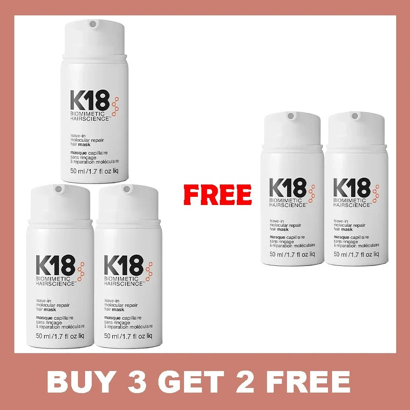 Jaysuing K18 Leave-In Repair Hair Mask – 50ML Conditioner for Dry & Damaged Hair (4-Minute Treatment)
