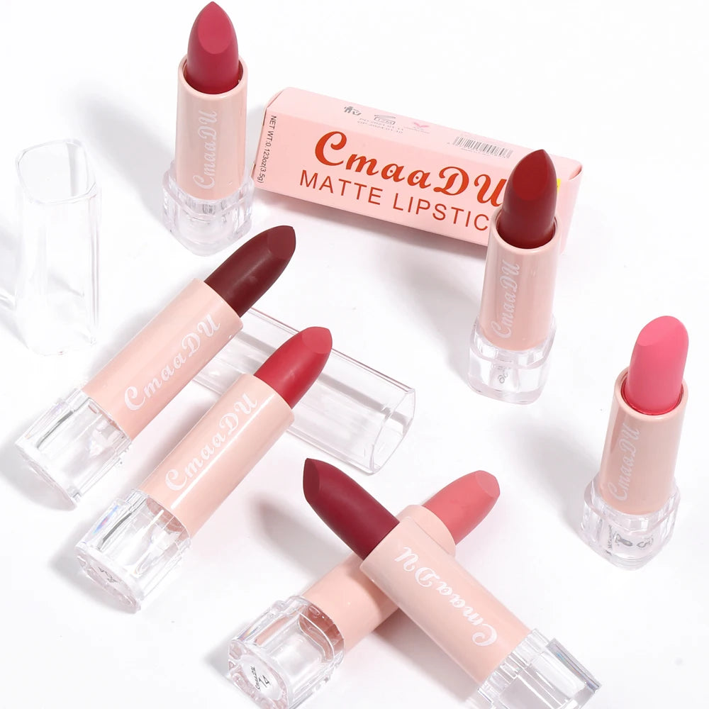 cmaadu Velvet Matte Lipstick – Long-Lasting, Waterproof & Moisturizing Gloss