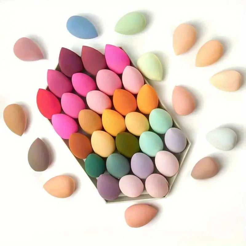 Juego de esponjas de maquillaje HUAZDS de 7/18 piezas: doble uso para aplicar líquidos y polvos