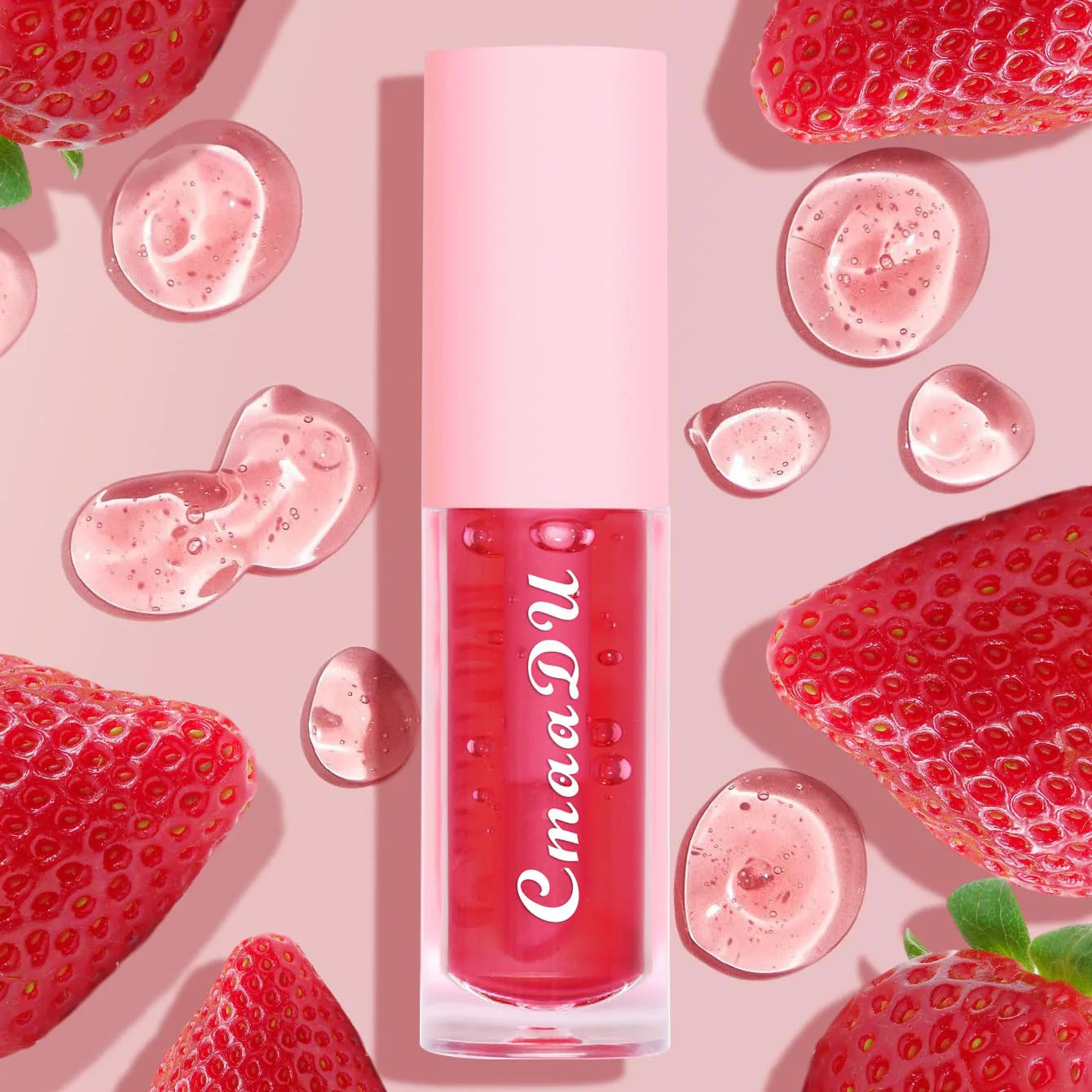 CMAADU 6-in-1 Color-Changing Lip Gloss Set – Fruity, Long-Lasting & Hydrating