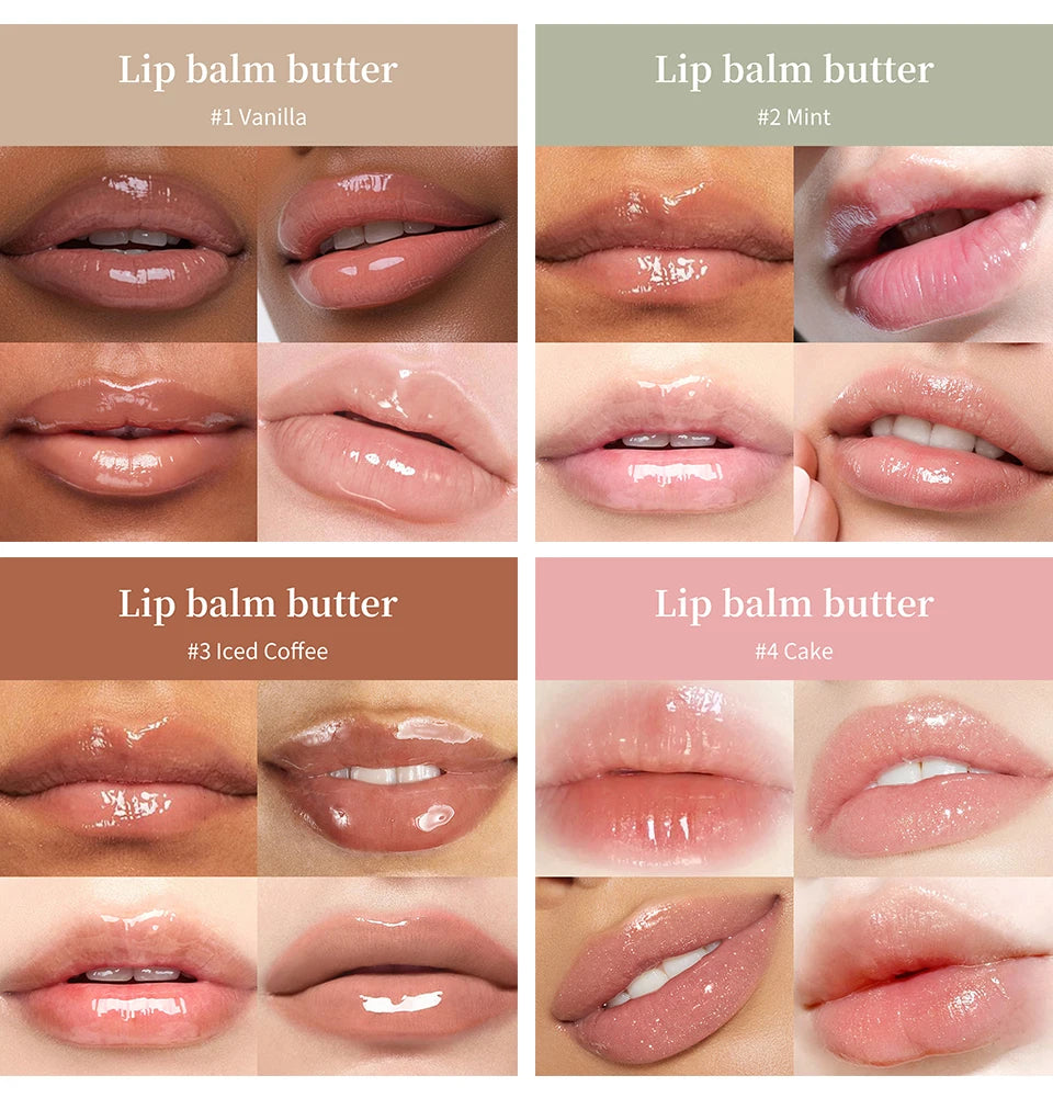 Bálsamo labial hidratante Lakerain Butter: cuidado labial hidratante, nutritivo y calmante.