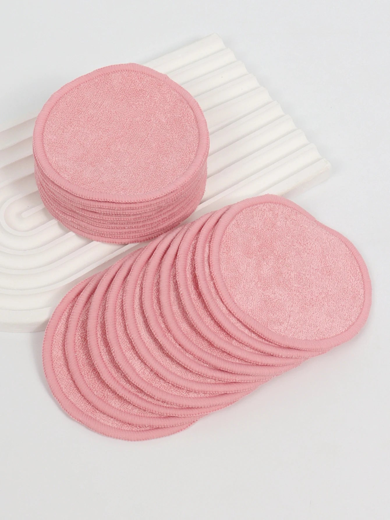 LuxuryGlow Reusable Makeup Remover Pads – 5/10/20 Pack Washable Face Puffs