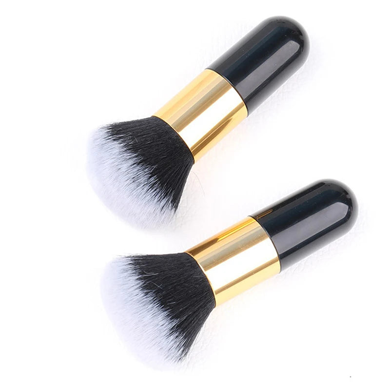 LuxuryGlow Large Soft Foundation & Blush Makeup Brush – Big Size Face Brush