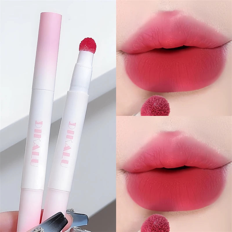 DIKALU Matte Air Cushion Lip Cream | Non-Stick, Long-Lasting Lip Mud