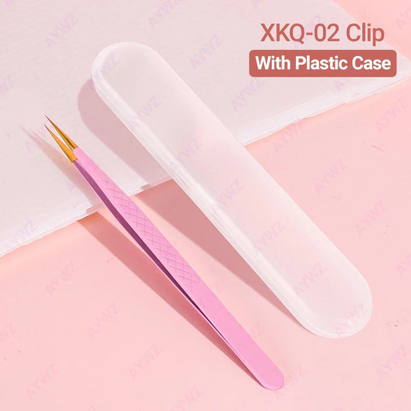 Stainless Steel Eyebrow Tweezers – Slant Tip Precision Tool for Grooming & Facial Hair