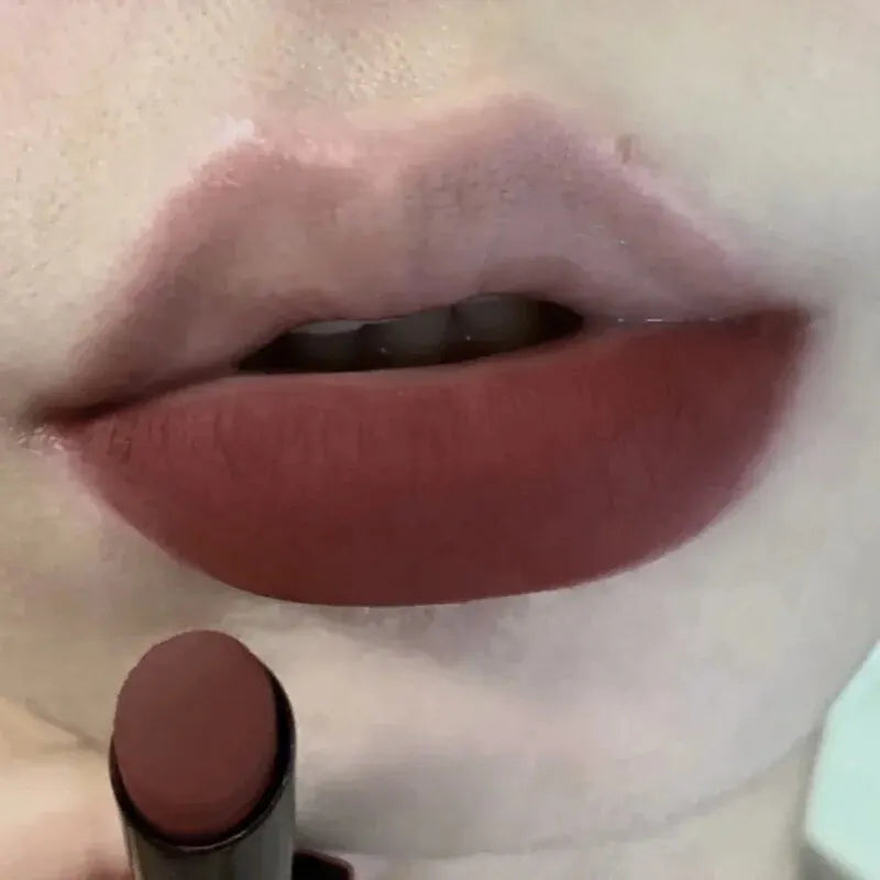 Lápiz labial mate HERORANGE TX010: resistente al agua y al sudor, 2 en 1 para labios y mejillas