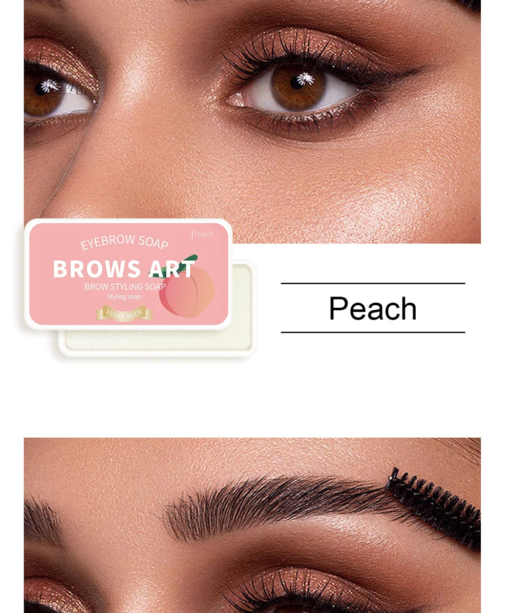 LuxuryGlow 4-Color Eyebrow Styling Wax – Waterproof, Natural Look & Long-Lasting Hold