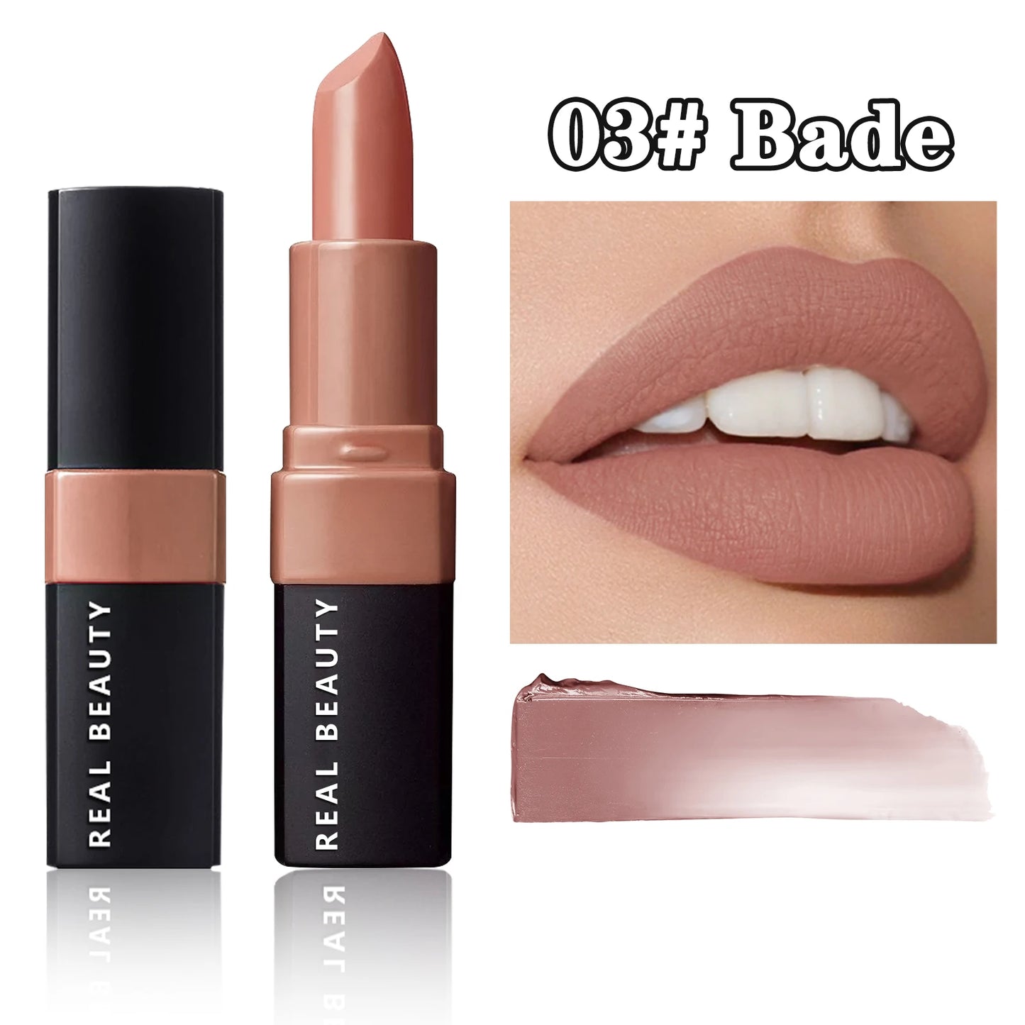 LuxuryGlow Matte Long-Lasting Waterproof Lipstick – Hydrating, High Pigment Lip Color