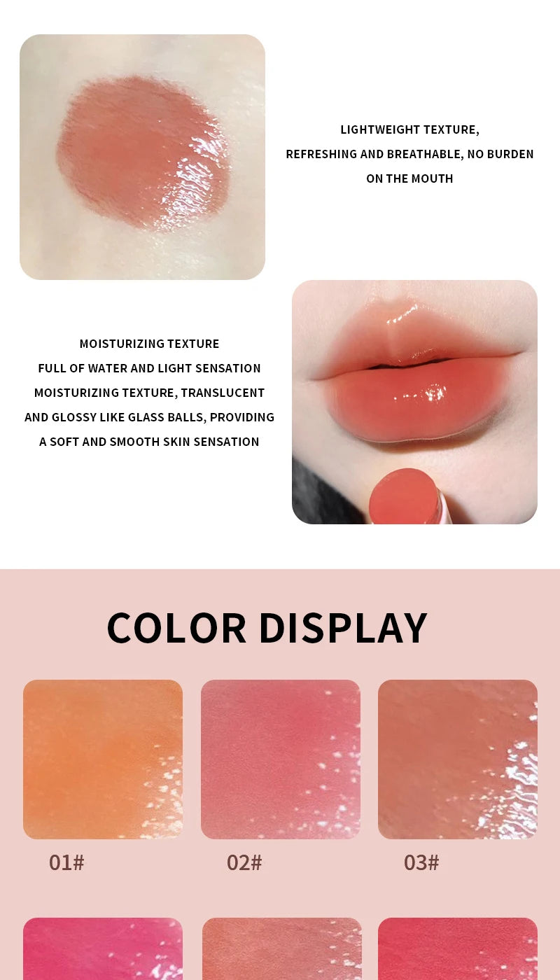 HERORANGE High-Shine Lip Gloss – Long Lasting, Mirror Finish & Non-Transfer