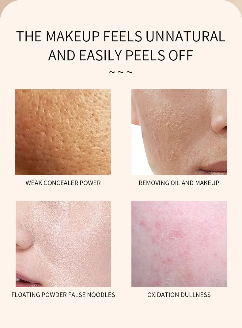 كريم LIDORIA Mushroom Head Air Cushion CC - كريم أساس للتحكم في الزيوت، ومرطب
