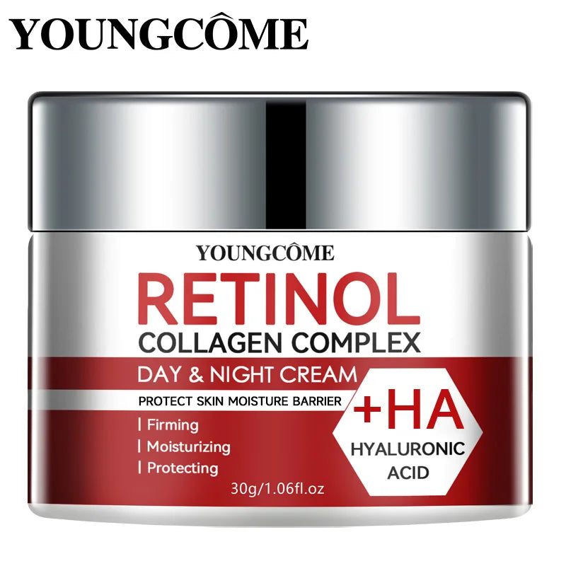 YOUNGCOME Retinol Collagen Face Cream – Deep Hydration & Anti-Aging Moisturizer for Dry Skin